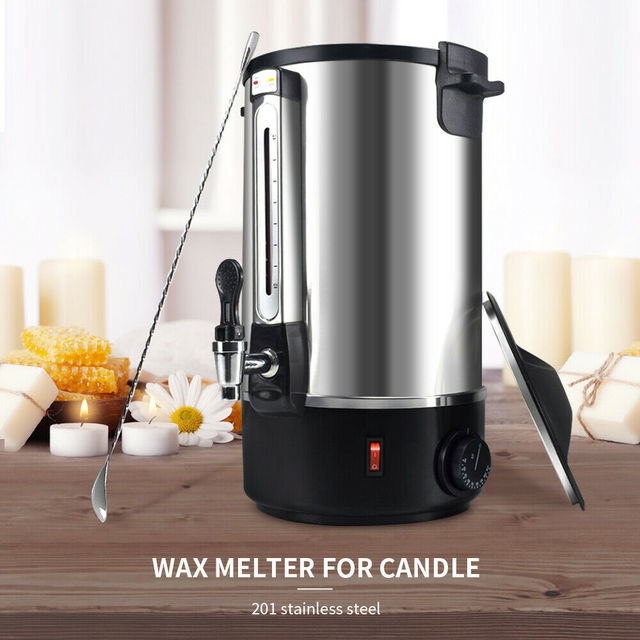 6.5l Electric Wax Melter Stainless Steel Candle Making Large Melting Pot  Furnace With Spout Diy Handmade Candle Craft Wax Heater - Kits - AliExpress